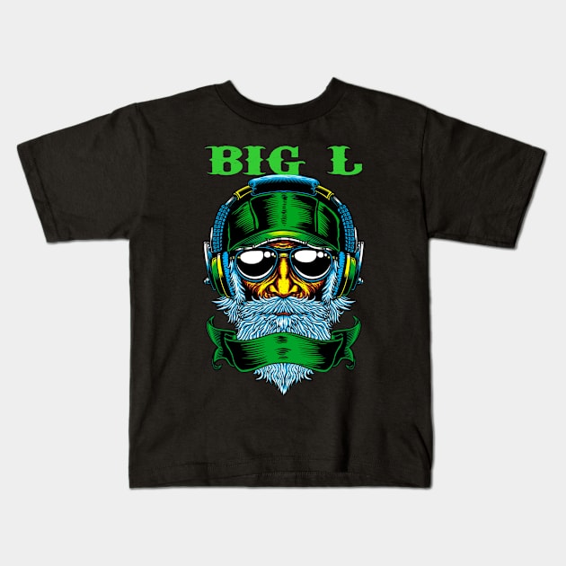 BIG L RAPPER MUSIC Kids T-Shirt by jn.anime